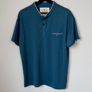 Scott James Teal Polo Shirt for Men,NWT